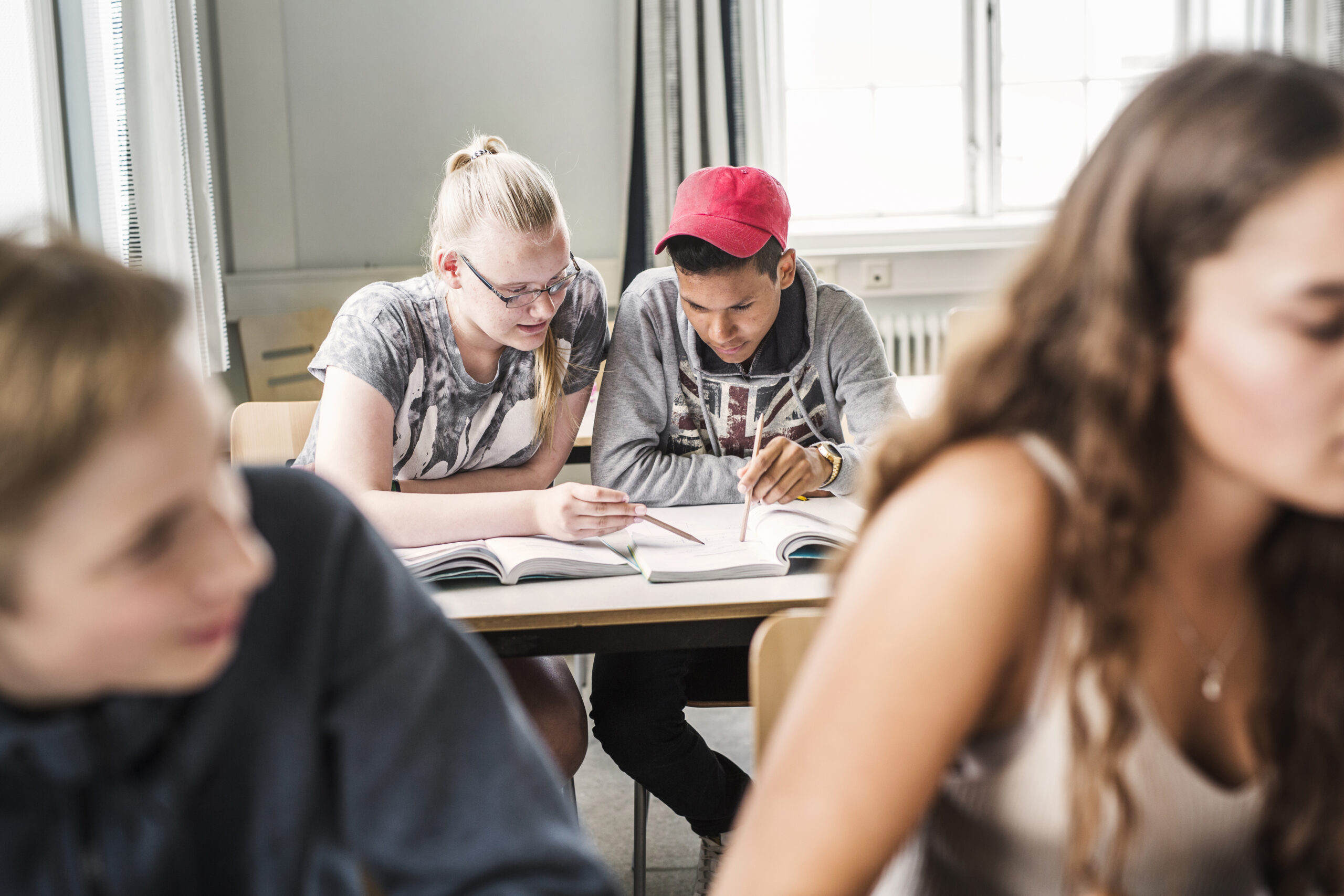 Students (14-15) in classroom